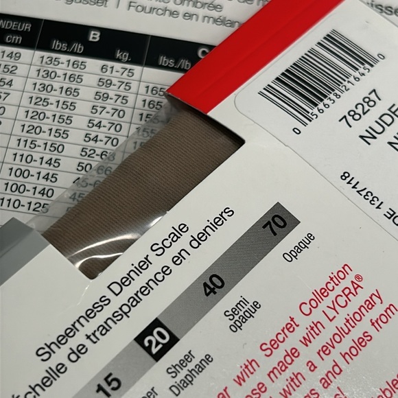 4/$20 Secret Collection Shape & Silky Control B Pantyhose 2 Pairs New Packages - Picture 10 of 12